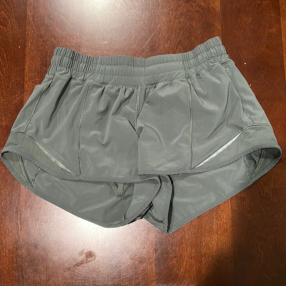 Lululemon Olive Green Shorts Size 6
